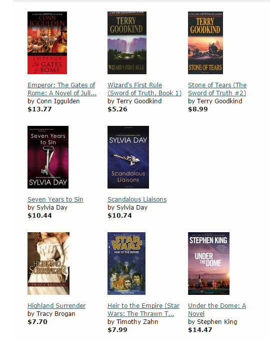 Sylvia's Fiction Reads